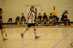 action shot from England Hockey's Boys U18 Super 6s Junior Club Championships, 2016