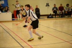 action shot from England Hockey's Boys U18 Super 6s Junior Club Championships, 2016