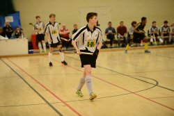 action shot from England Hockey's Boys U18 Super 6s Junior Club Championships, 2016